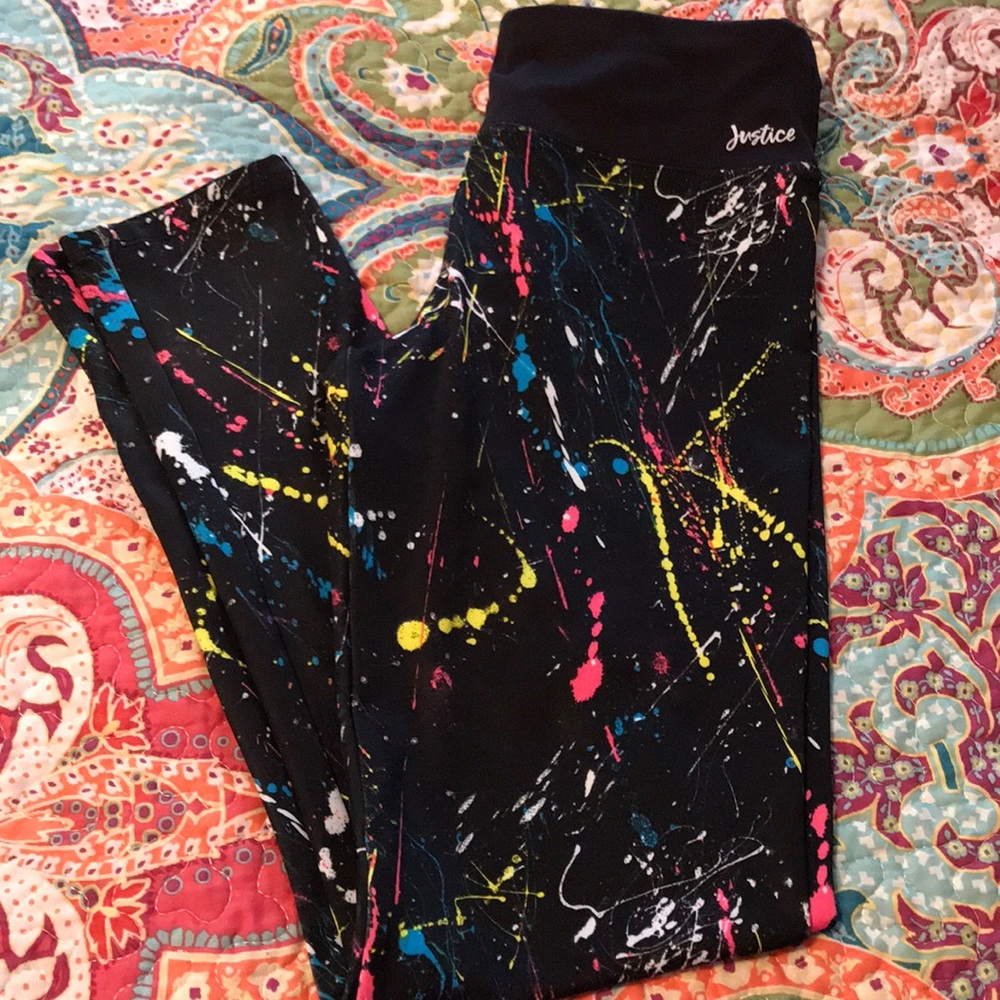 Justice leggings. Size 12